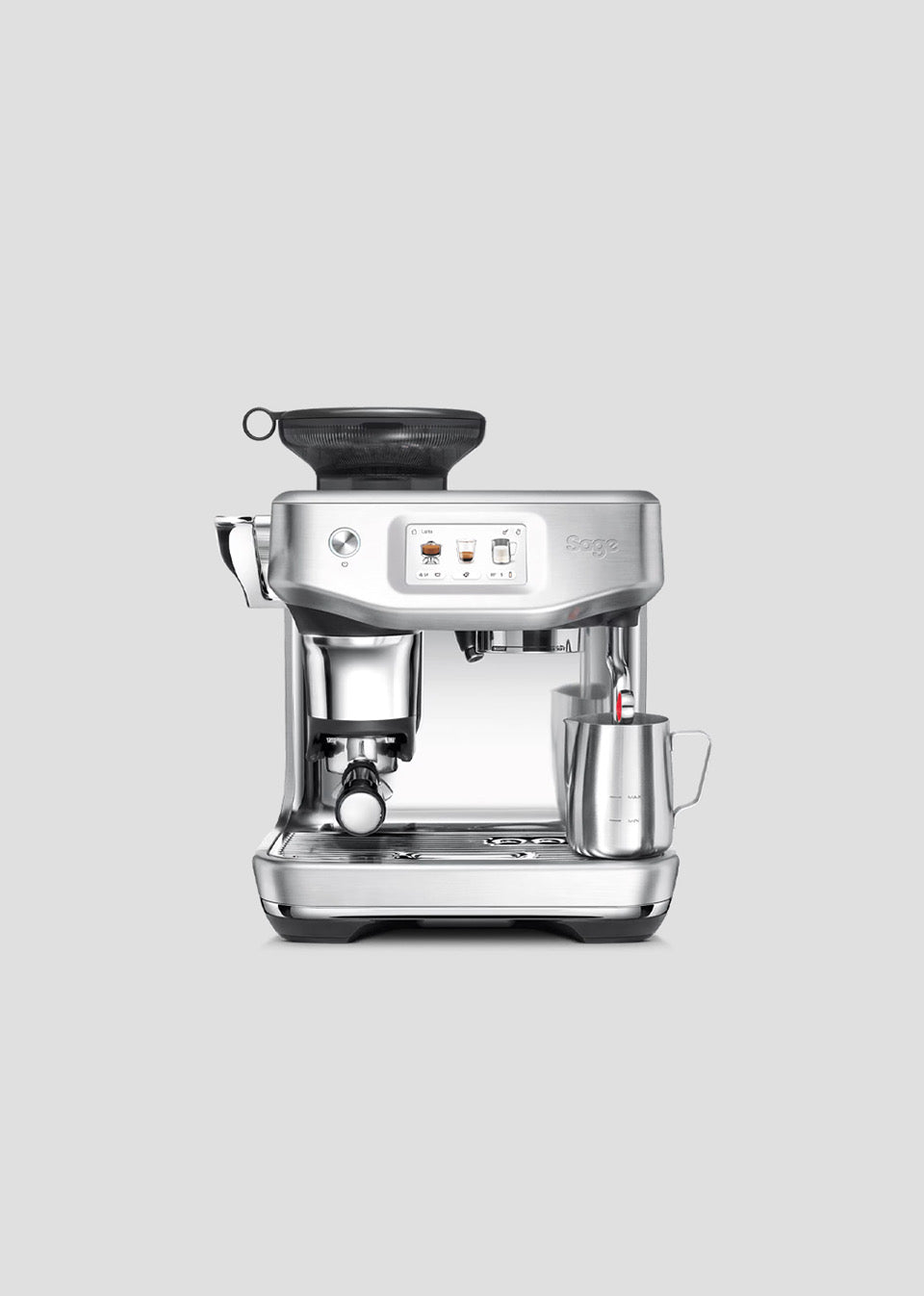 Cafetera Sage the Barista Touch™ Impress con molinillo integrado.